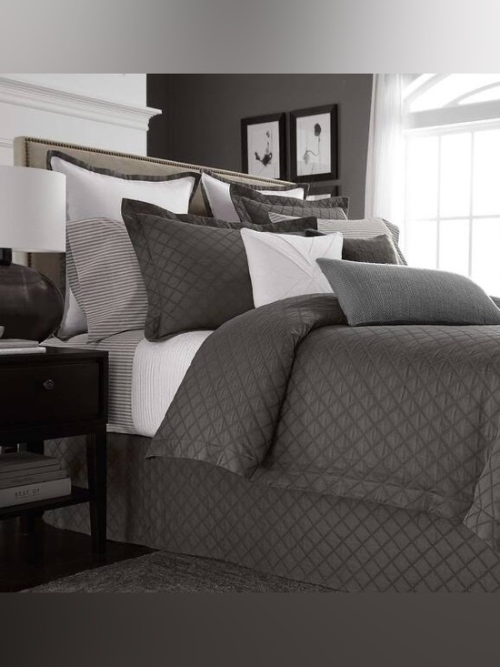 Wamsutta Other - Wamsutta Beekman King Size Duvet Cover In “Smoke”